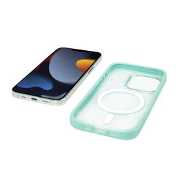 Caseco iPhone 15 Case With MagSafe - Green Swirl