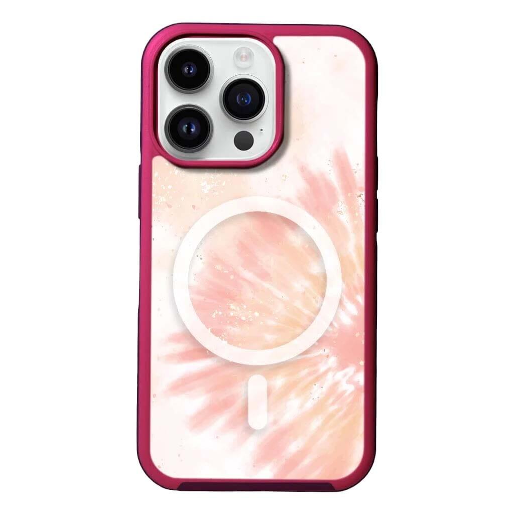 Refurbished Caseco MagSafe iPhone 13 Pro Max Orange Tie Dye Case - Reebelo US
