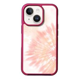 Caseco MagSafe iPhone 14 Plus Orange Tie Dye Case