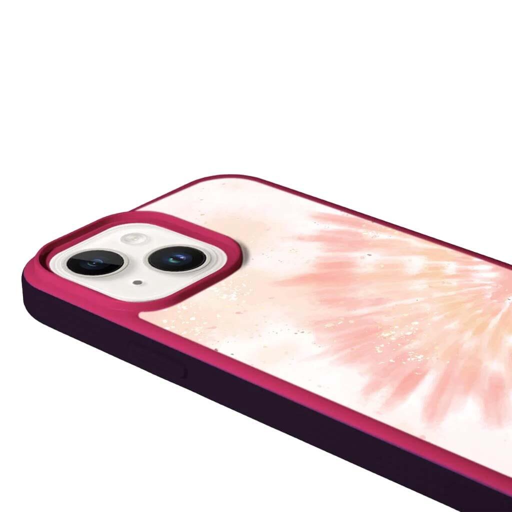 Refurbished Caseco MagSafe iPhone 14 Plus Orange Tie Dye Case - Reebelo US