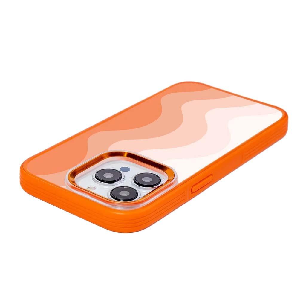 Refurbished Caseco MagSafe iPhone 14 Pro Max Orange Wave Case - Reebelo US