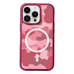 Caseco MagSafe iPhone 14 Pro Pink Camo Case - Pink