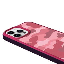 Caseco MagSafe iPhone 14 Pro Pink Camo Case - Pink