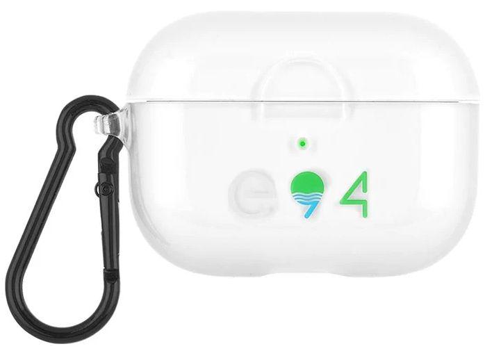 Case-Mate  Case for Airpods Pro with Carabiner Clip - White/Black - Brand New