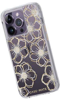 Case-Mate Floral Gems Phone Case for iPhone 14 Pro - Floral Gems