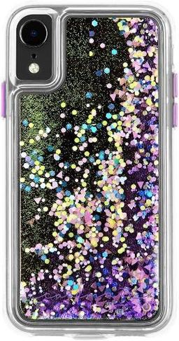 Case-Mate Glow Waterfall Phone Case for iPhone XR - Purple Glow