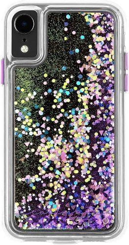 Case-Mate Glow Waterfall Phone Case for iPhone XR - Purple Glow