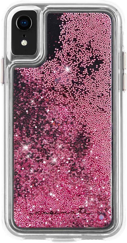 Case-Mate Glow Waterfall Phone Case for iPhone XR - Rose Gold