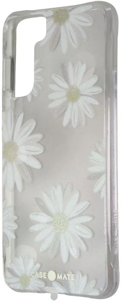 Case-Mate Hardshell Phone Case for Galaxy S21+ 5G - Glitter Daisies