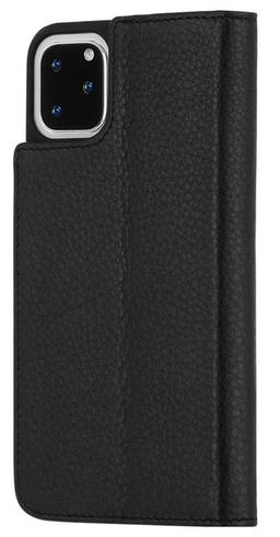 Case-Mate Leather Wallet Folio Case for iPhone 11 Pro - Black