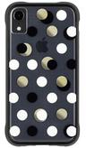 Case-Mate Phone Case for iPhone XR - Black & Metallic Dot