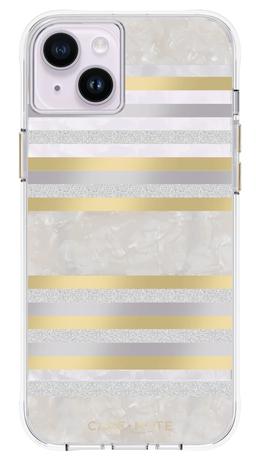 Case-Mate Phone Case with MagSafe for iPhone 14 Plus - Pearl Strips