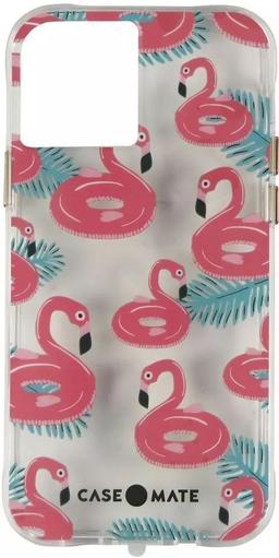Case-Mate Prints Phone Case for iPhone 12 Pro Max - Float On Flamingos