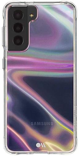 Case-Mate Soap Bubble Phone Case for Galaxy S21 5G - Iridescent Swirl