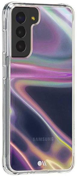 Case-Mate Soap Bubble Phone Case for Galaxy S21 5G - Iridescent Swirl