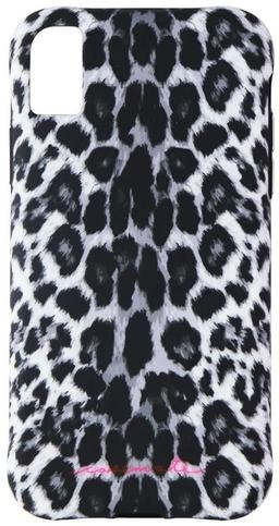 Case-Mate Wallpaper Series Phone Case for iPhone XR - Gray Leopard
