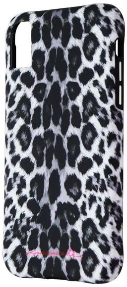 Case-Mate Wallpaper Series Phone Case for iPhone XR - Gray Leopard