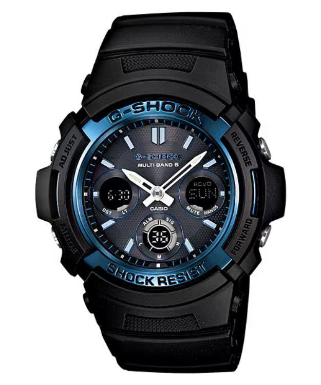 Casio  G-Shock Men's Watch AWG AWG-M100A-1A - Navy/Black - Excellent