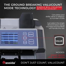 Cassida 6600 UV Currency Bill Counter