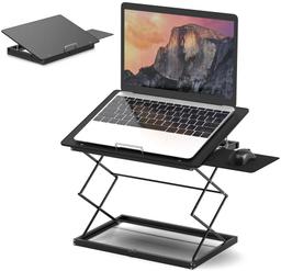 CD4 Ergonomic Laptop Stand and Standing Desk - Black