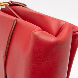 Celine Calfskin Blade Flap Bag - Calfskin - Red