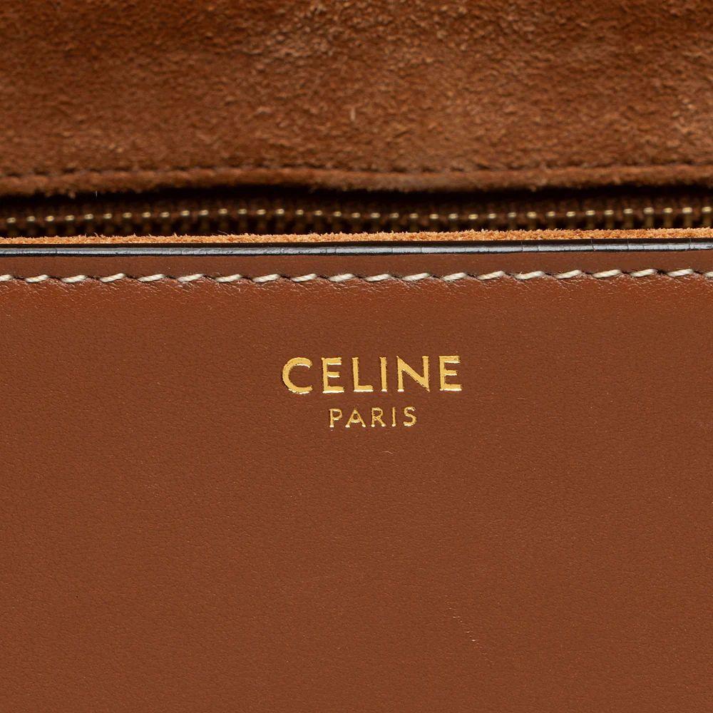 Celine Calfskin Soft 16 Teen Shoulder Bag - Calfskin - Brown