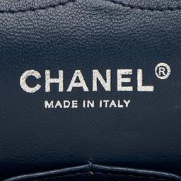 Chanel Caviar Leather Classic Jumbo Double Flap Bag - Leather - Blue