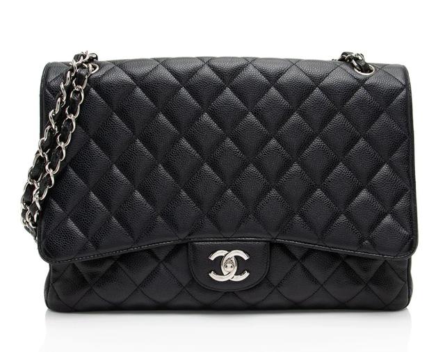 Chanel Caviar Leather Classic Maxi Single Flap Bag