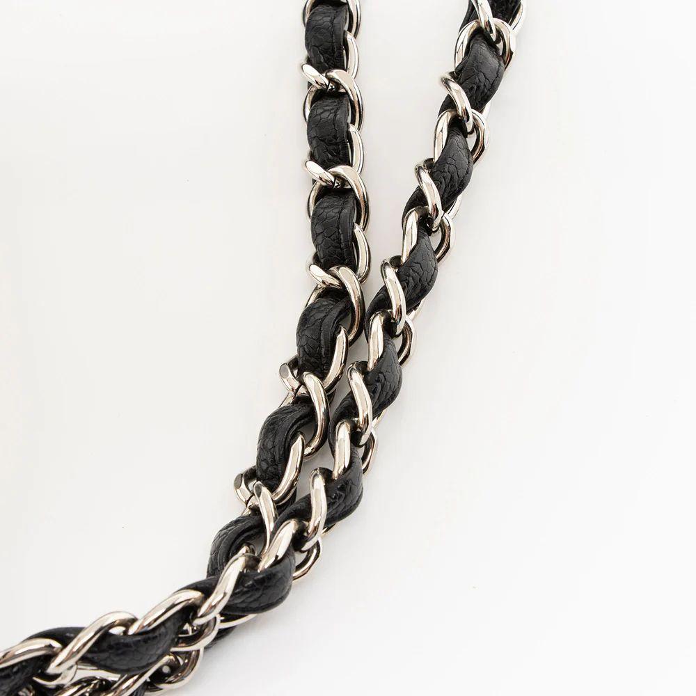 Chanel Caviar Leather Classic Maxi Single Flap Bag - Leather - Black