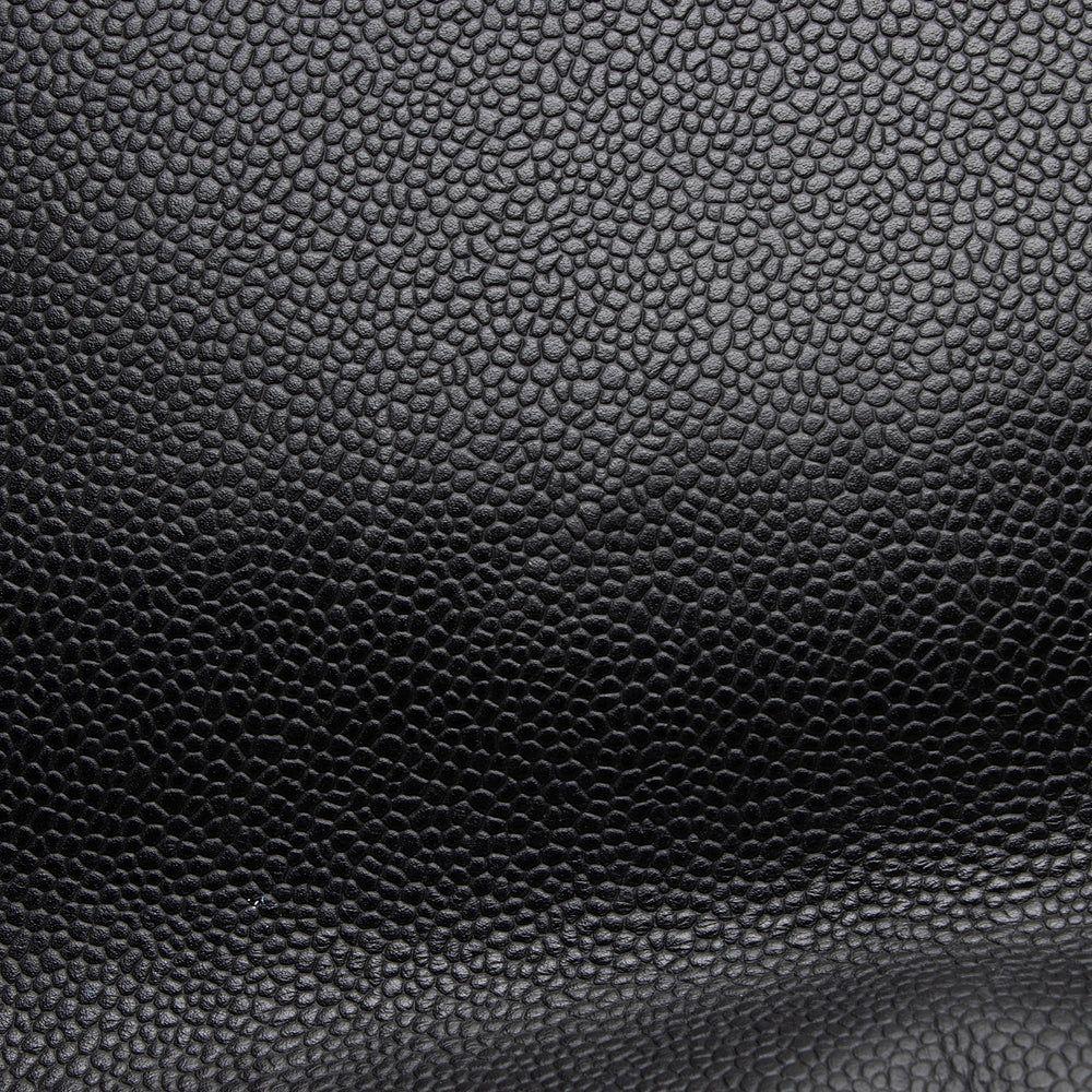 Chanel Caviar Leather Classic Maxi Single Flap Bag - Leather - Black