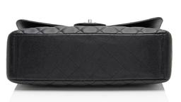 Chanel Caviar Leather Classic Maxi Single Flap Bag - Leather - Black
