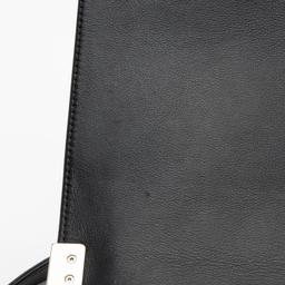 Chanel Chevron Lambskin Old Medium Boy Bag - Lambskin - Black