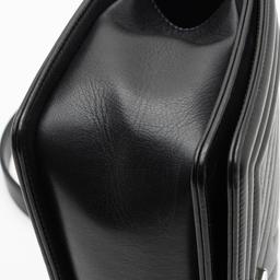 Chanel Chevron Lambskin Old Medium Boy Bag - Lambskin - Black