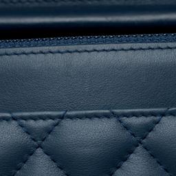 Chanel Lambskin Boy Wallet on Chain - Lambskin - Blue