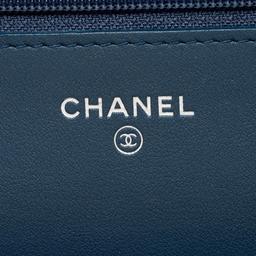 Chanel Lambskin Boy Wallet on Chain - Lambskin - Blue
