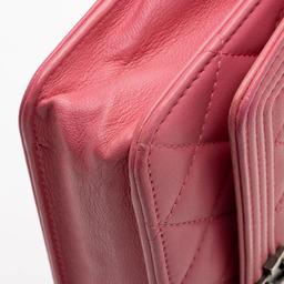 Chanel Lambskin Boy Wallet on Chain - Lambskin - Pink