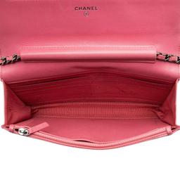 Chanel Lambskin Boy Wallet on Chain - Lambskin - Pink
