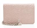 Chanel Lambskin Camellia Wallet on Chain