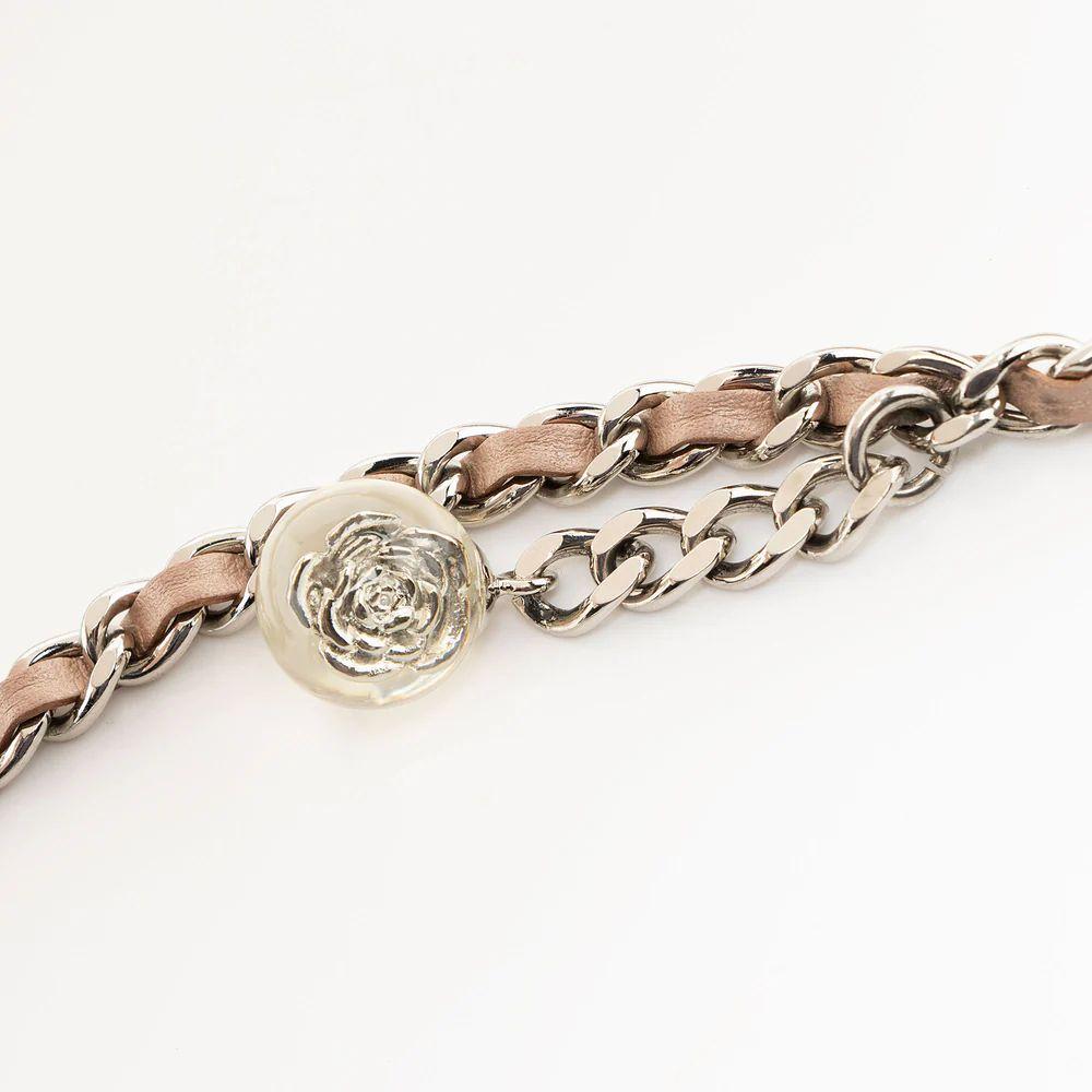 Chanel Lambskin Camellia Wallet on Chain - Lambskin - Pink