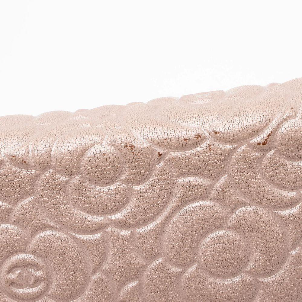 Chanel Lambskin Camellia Wallet on Chain - Lambskin - Pink