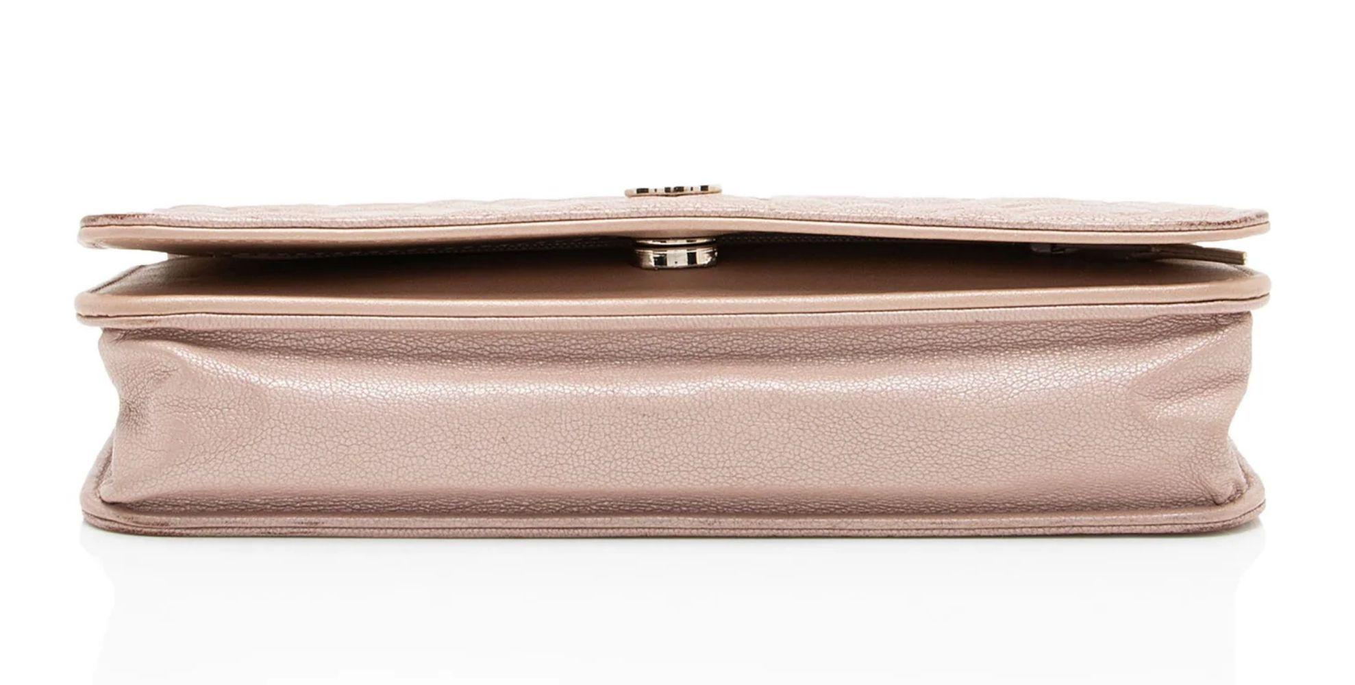 Chanel Lambskin Camellia Wallet on Chain - Lambskin - Pink