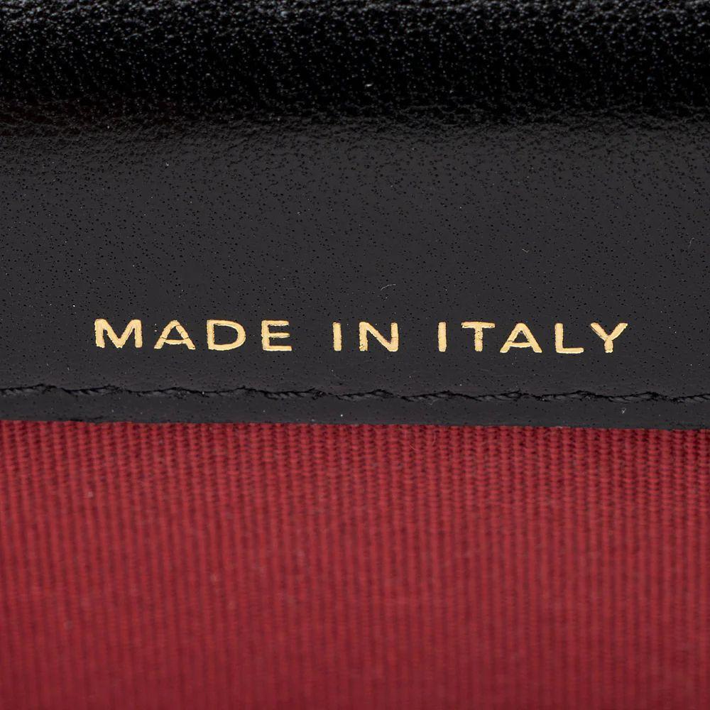 Chanel Lambskin Diamond Lock Card Holder on Chain - Lambskin - Black