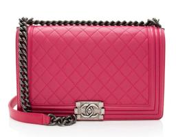 Chanel Lambskin New Medium Boy Bag - Lambskin - Pink