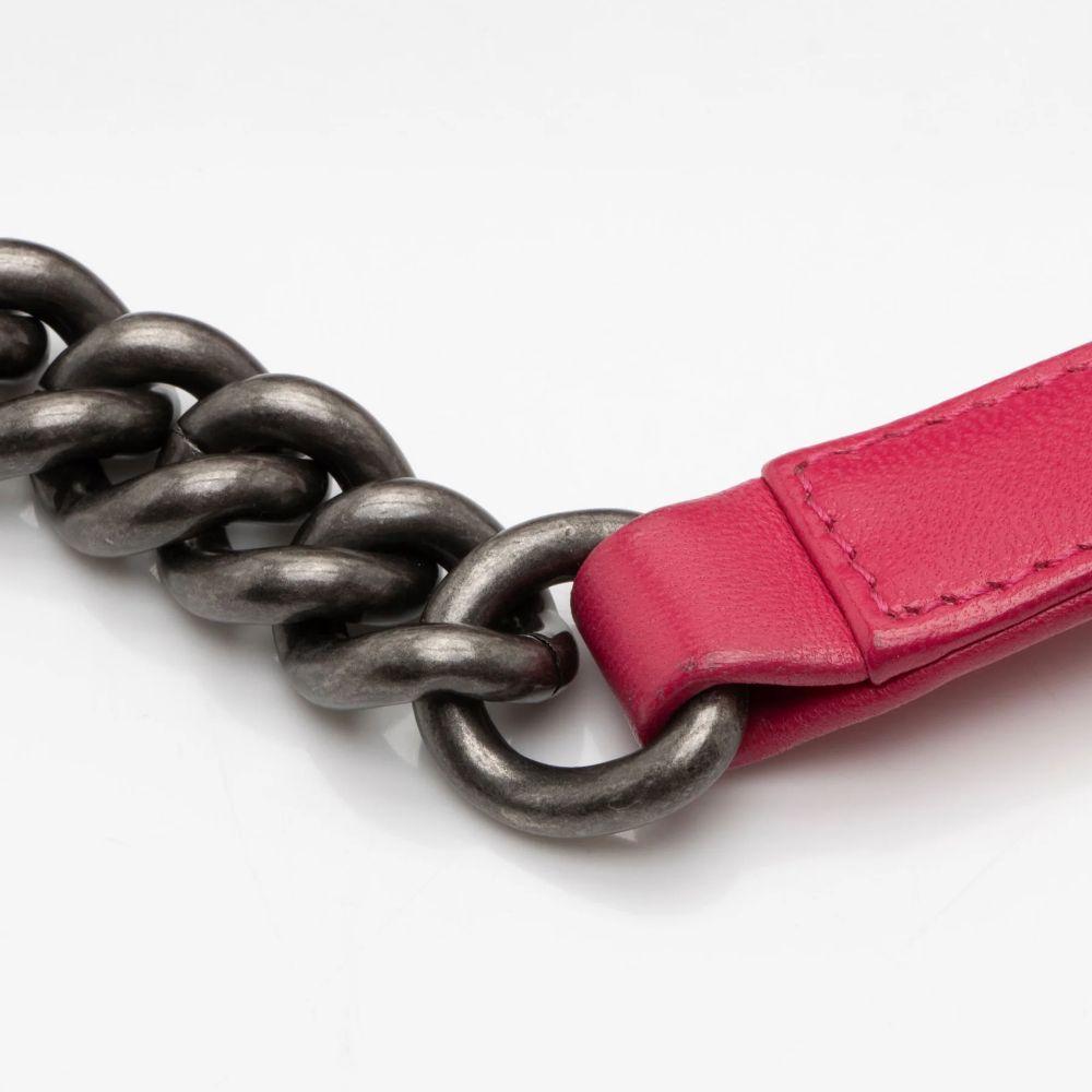 Chanel Lambskin New Medium Boy Bag - Lambskin - Pink