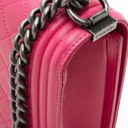 Chanel Lambskin New Medium Boy Bag - Lambskin - Pink