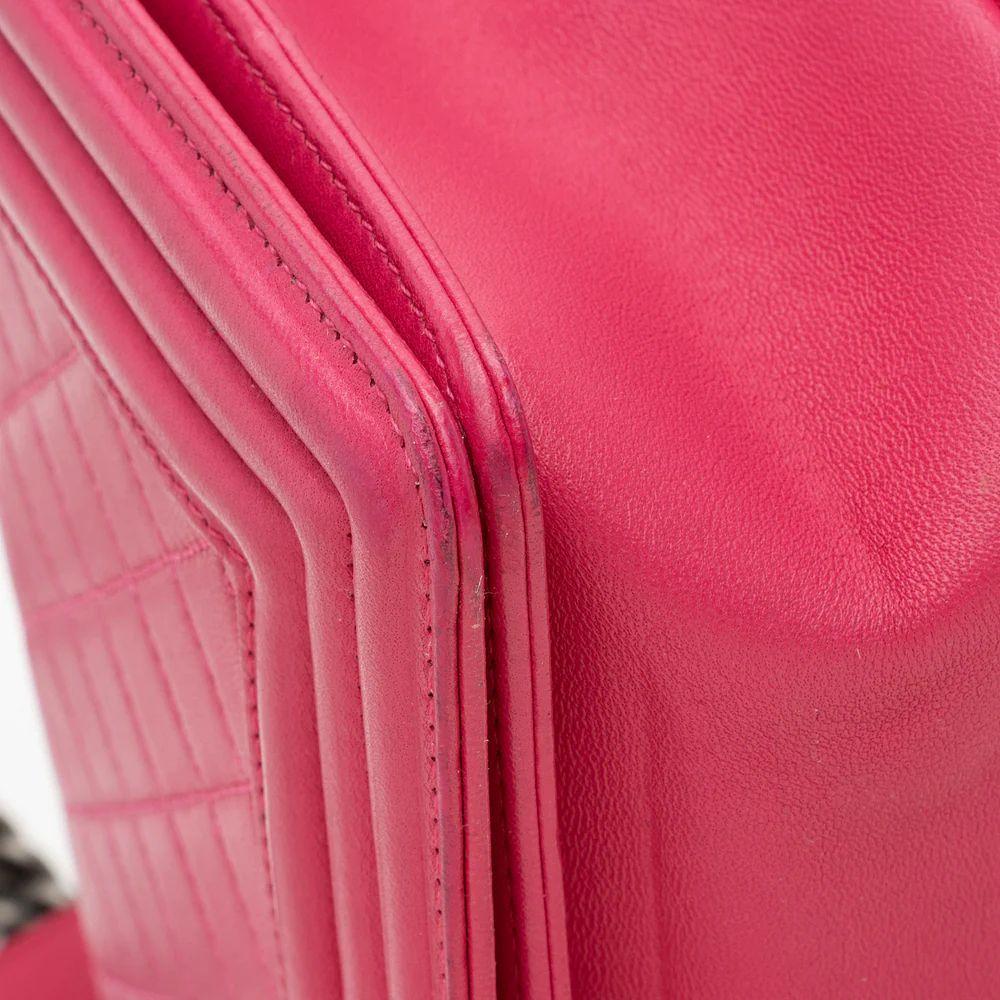 Chanel Lambskin New Medium Boy Bag - Lambskin - Pink