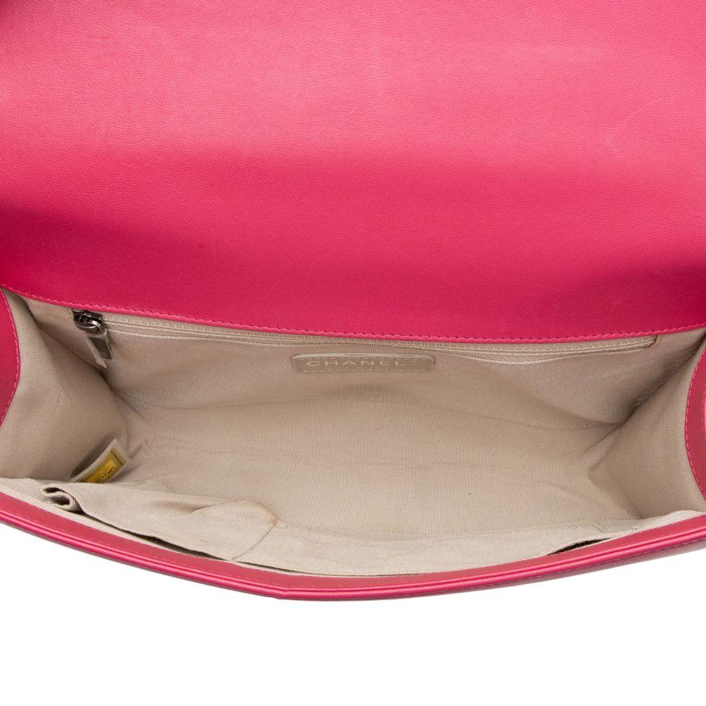 Chanel Lambskin New Medium Boy Bag - Lambskin - Pink