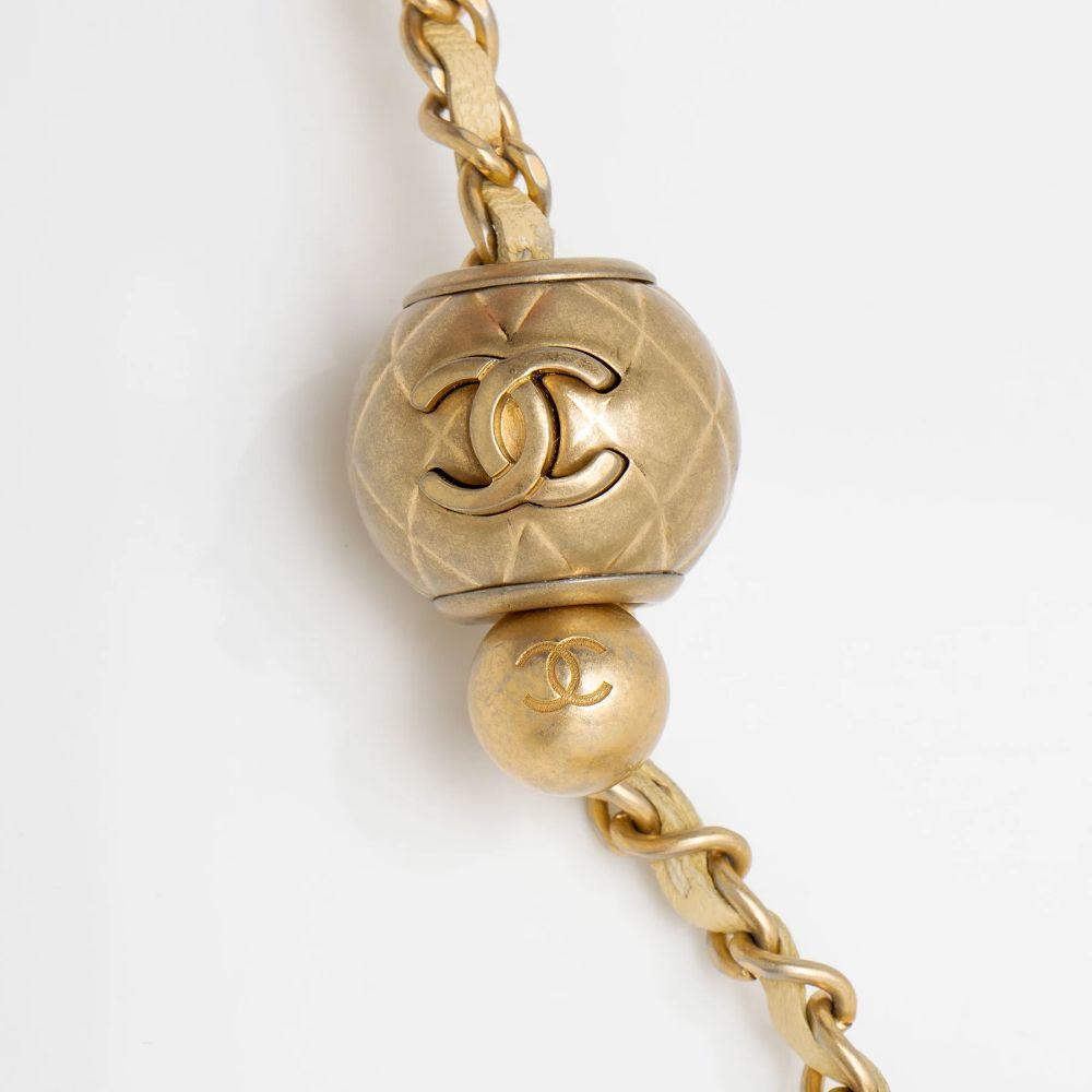 Chanel Lambskin Pearl Crush Mini Clutch - Lambskin - Yellow