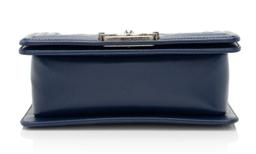 Chanel Lambskin Small Boy Bag - Lambskin - Blue