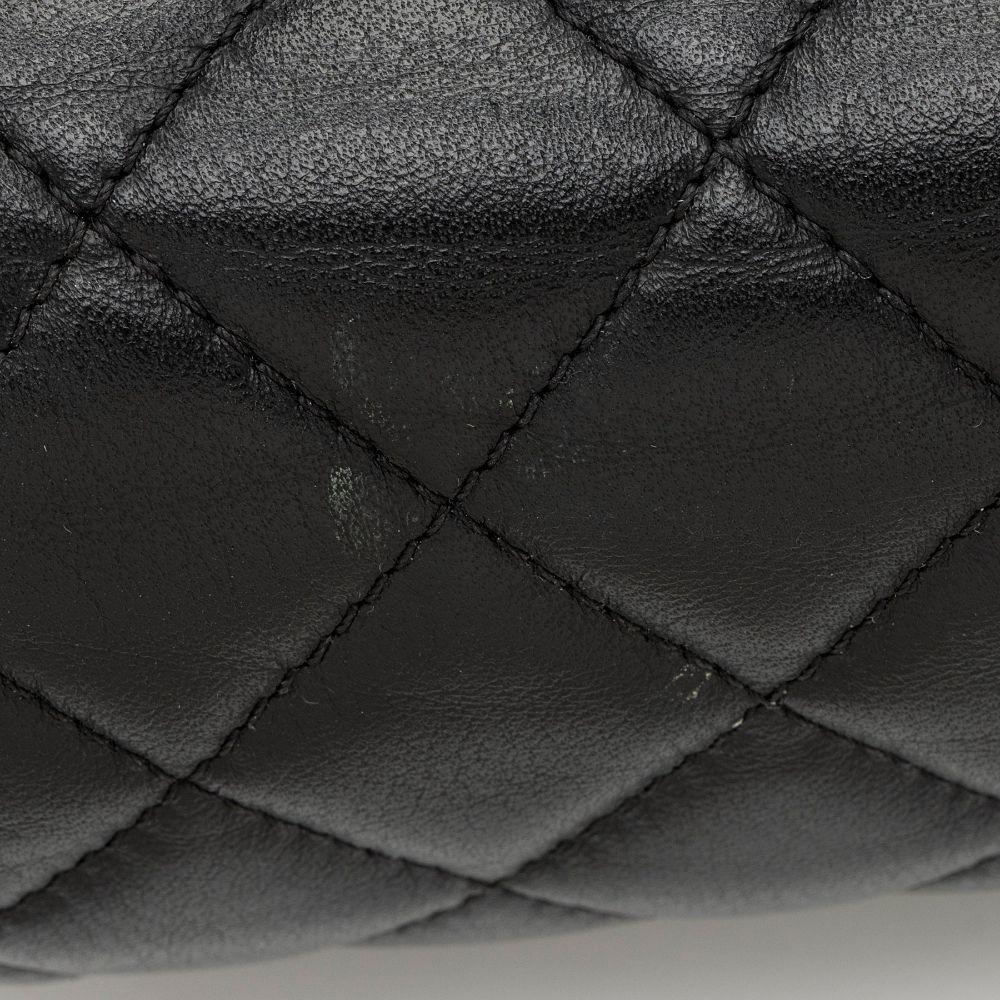 Chanel Lambskin Trunk Shoulder Bag - Lambskin - Black